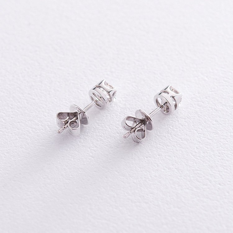 Золоті сережки-пусети з діамантами с169ar від ювелірного магазину Онікс - 2