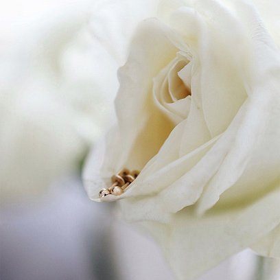 Серьги - пусеты "Шарики" в желтом золоте (0.4 см) с07322 №3