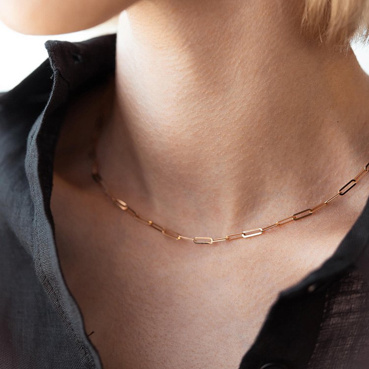 Кольє "Ванесса" у червоному золоті кол02205 від ювелірного магазину Онікс - 12