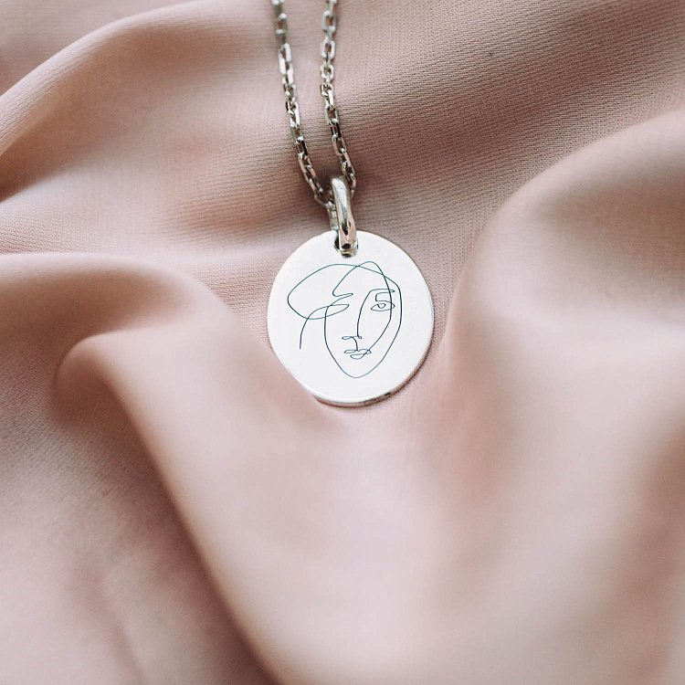 Серебряный кулон "Мечтательность" (овальный) 133045кул от ювелирного магазина Оникс - 3