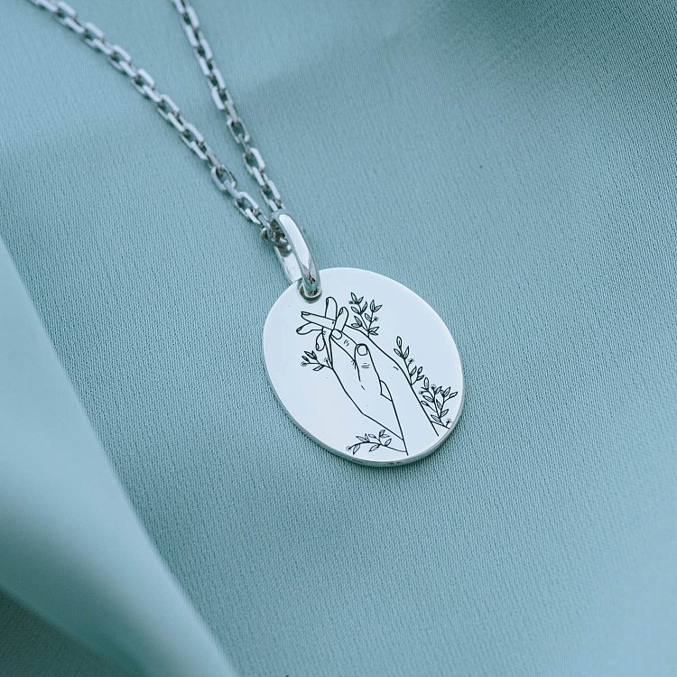 Серебряный кулон "Особая связь" 133045св от ювелирного магазина Оникс - 3