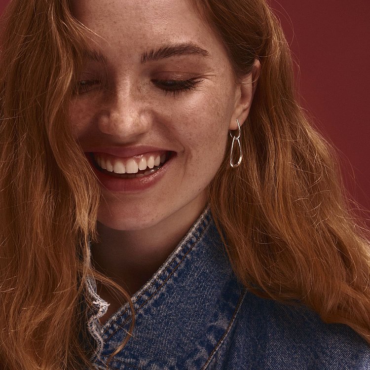 Срібні сережки "Симпатія" 122770 від ювелірного магазину Онікс - 5