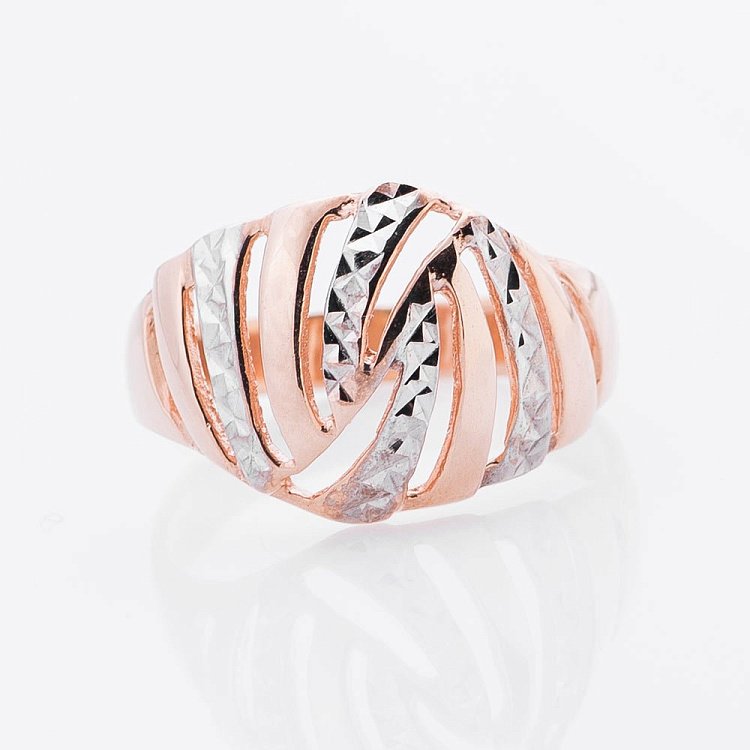 Золота каблучка к01088 - 1 Золота каблучка к01088 від ювелірного магазину Онікс - 1