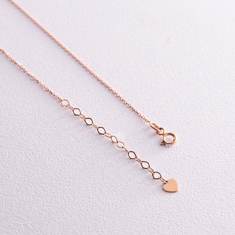 Подвійне кольє - краватка "Монетки" у червоному золоті кол02284 від ювелірного магазину Онікс - 7