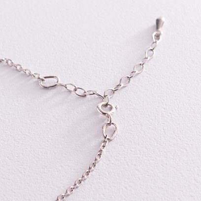 Серебряный браслет "Самолет" с фианитами 3184307401 №4