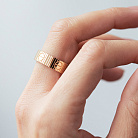 Золотое кольцо "Love" к08416 от ювелирного магазина Оникс - 1