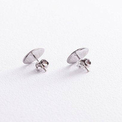 Золоті сережки - пусети "Кружечки" с05775 №4