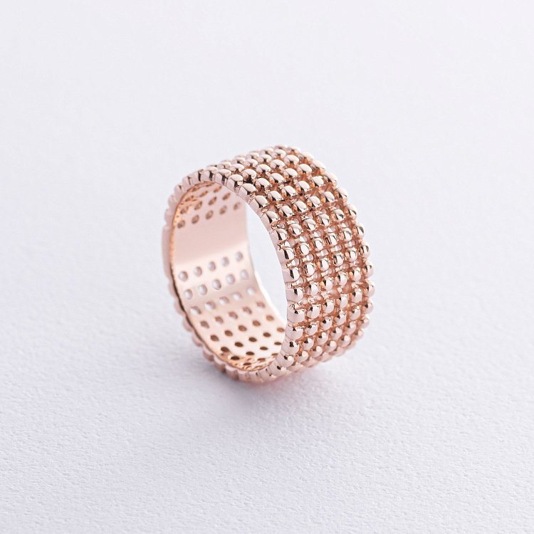 Кольцо "Рейчел" с шариками (красное золото) к07493 от ювелирного магазина Оникс