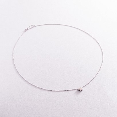 Кольє "Метелик" у білому золоті кол02148