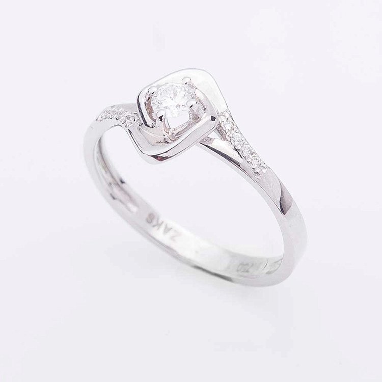 Золотое кольцо с бриллиантами к0014sh от ювелирного магазина Оникс