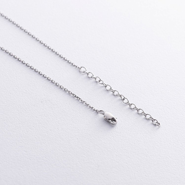 Серебряное колье "Солнечные зайчики" 181046 от ювелирного магазина Оникс - 5