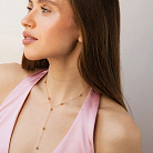 Кольє "Кульки" у червоному золоті кол02583 от ювелирного магазина Оникс - 2