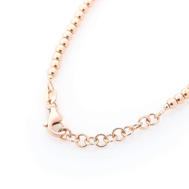 Золотий браслет з кульками (фіаніти) б03586 від ювелірного магазину Онікс - 2