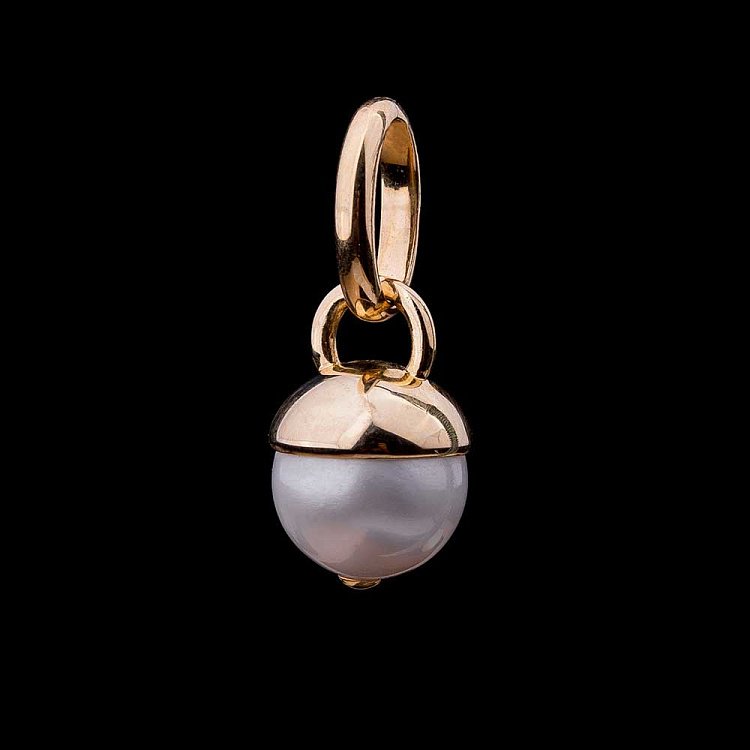 Золота підвіска з культивованими прісноводним перлами п01944 від ювелірного магазину Онікс