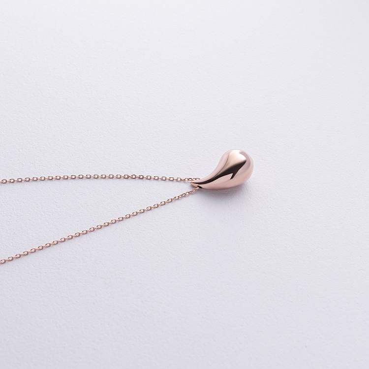 Кольє "Megan" в червоному золоті (Small) з фіанітом кол02585 від ювелірного магазину Онікс - 1