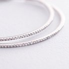 Золотые серьги - кольца с бриллиантами с801 от ювелирного магазина Оникс - 4