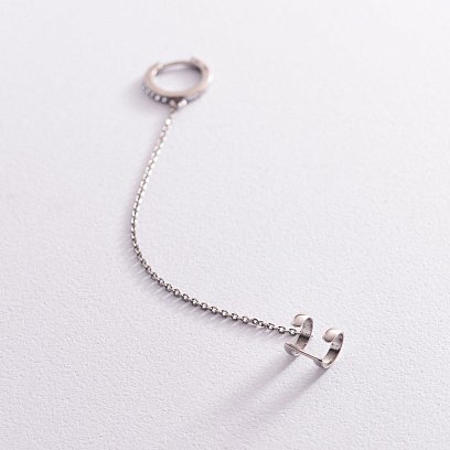 ﻿Срібна сережка - каффа 4999 №2