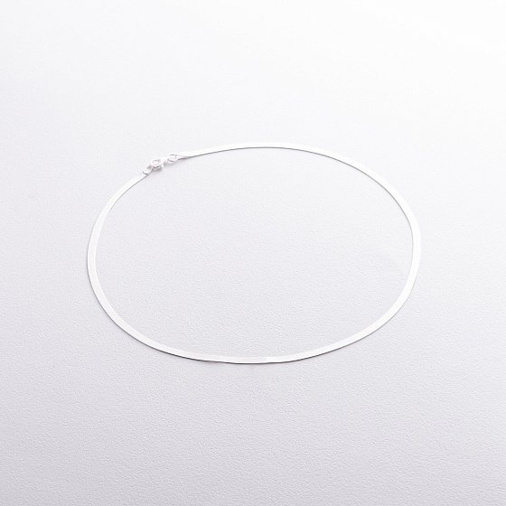 Серебряное колье "Наоми" (снейк) 15145 №4