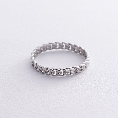 Каблучка "Ланцюжок" у сріблі 7061 №3