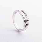 Серебряное кольцо "Daphne" с фианитами 112850 от ювелирного магазина Оникс