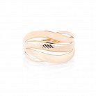 Золотое кольцо без камней к05724 от ювелирного магазина Оникс - 2