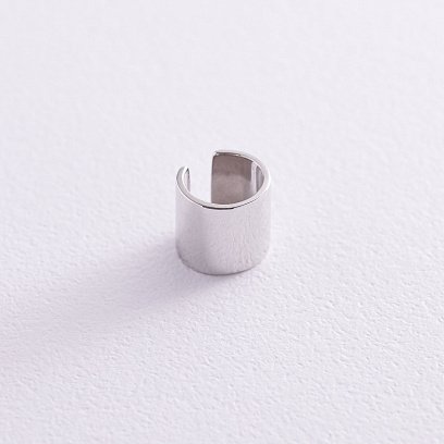 Сережка - каффа в білому золоті с06959