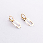 Серьги "Roxana" в желтом золоте с09205 от ювелирного магазина Оникс - 1