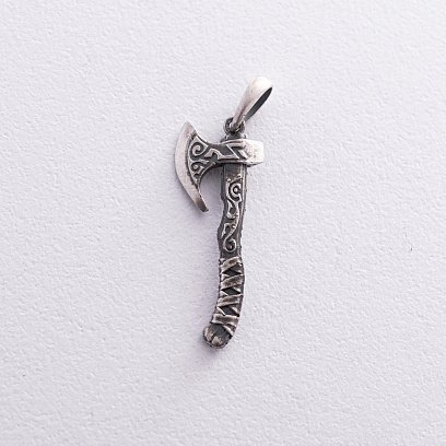 Серебряный кулон "Топор викинга" 7040 №5