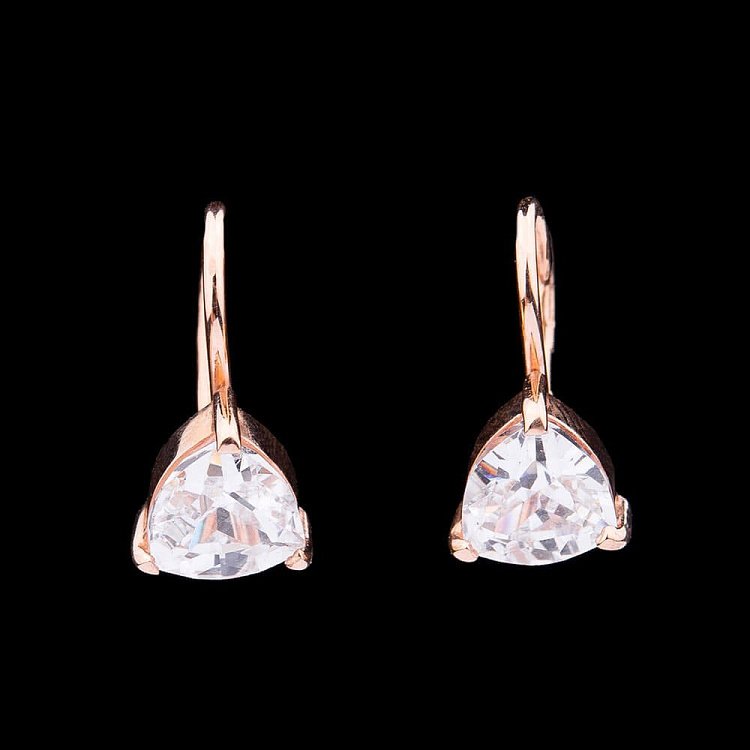 Дитячі золоті сережки з фіанітами с01245 від ювелірного магазину Онікс - 2