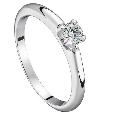 Золотое помолвочное кольцо с бриллиантом zbekdg4