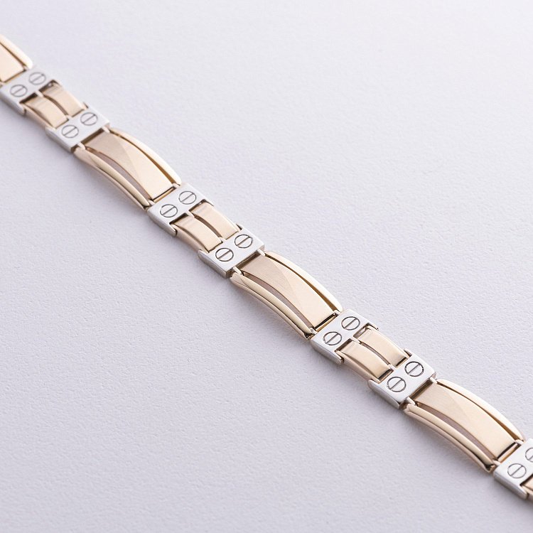 Мужской золотой браслет б05423 от ювелирного магазина Оникс - 2