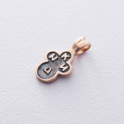 Детский золотой крестик п02736 №6