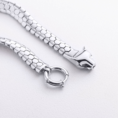 Браслет "Пантера" в белом золоте б05838 №3