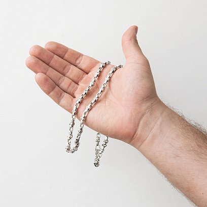 Чоловічий срібний ланцюжок Ц0009ч/1 №2