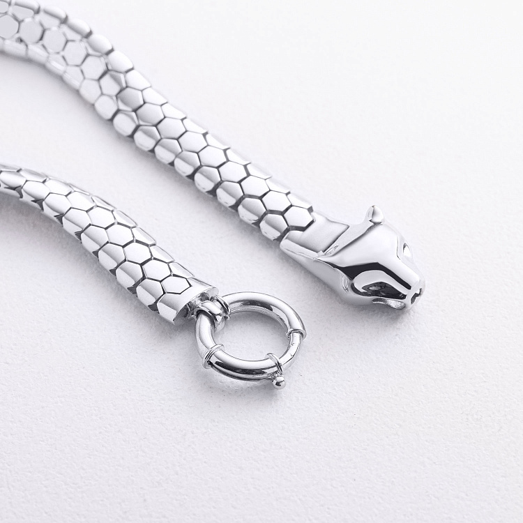 Браслет "Пантера" в белом золоте б05838 от ювелирного магазина Оникс - 2