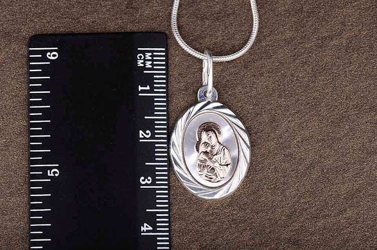 Підвіска "Ікона" (перламутр, золото 585 ") 13968 від ювелірного магазину Онікс - 1