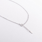 Серебряное колье "Isabelle" с фианитами 181369 от ювелирного магазина Оникс - 2