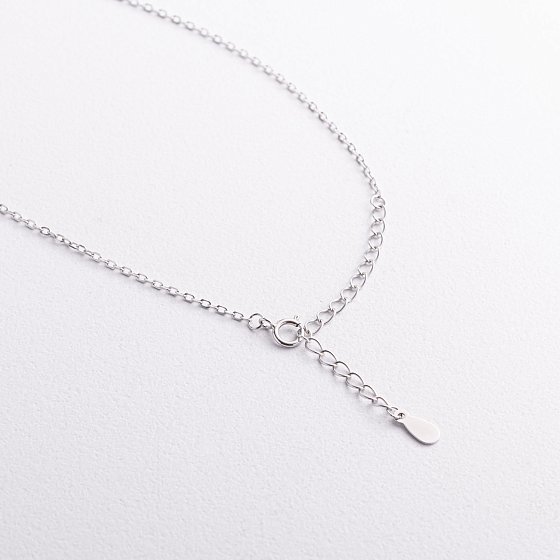 Серебряное колье "Isabelle" с фианитами 181369 №3