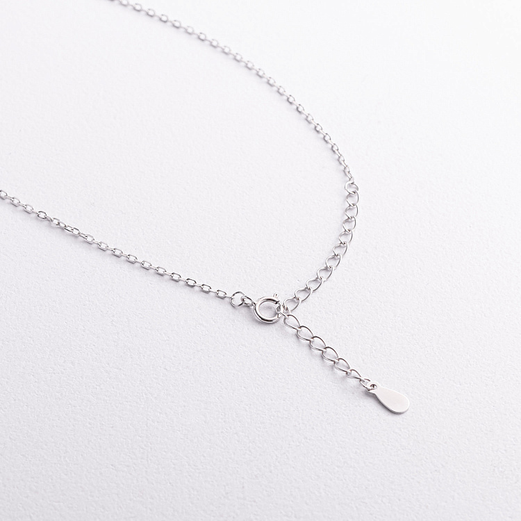 Серебряное колье "Isabelle" с фианитами 181369 от ювелирного магазина Оникс - 2