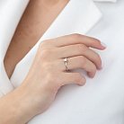 Золотое помолвочное кольцо с бриллиантом кб0131arp от ювелирного магазина Оникс - 3