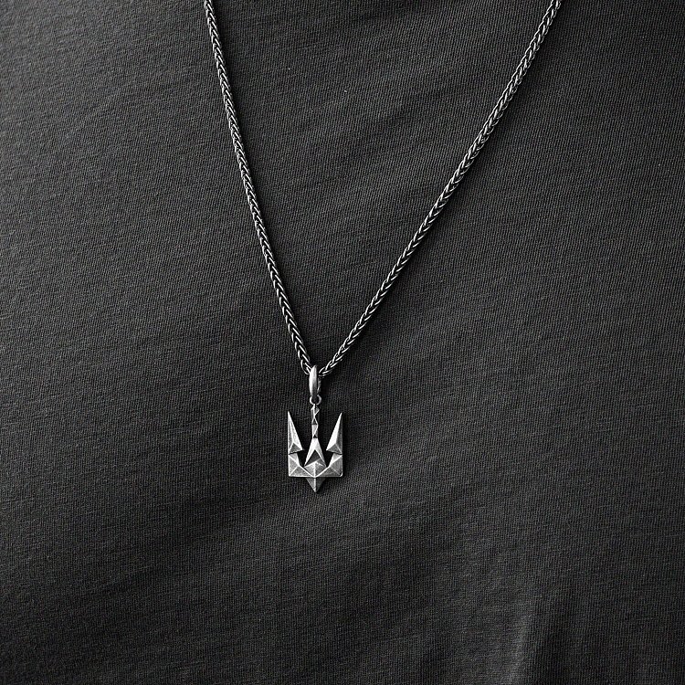 Кулон "Герб України - Тризуб" у сріблі 133154 від ювелірного магазину Онікс - 10