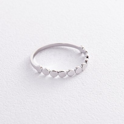 Каблучка "Клер" у білому золоті к07483 №3