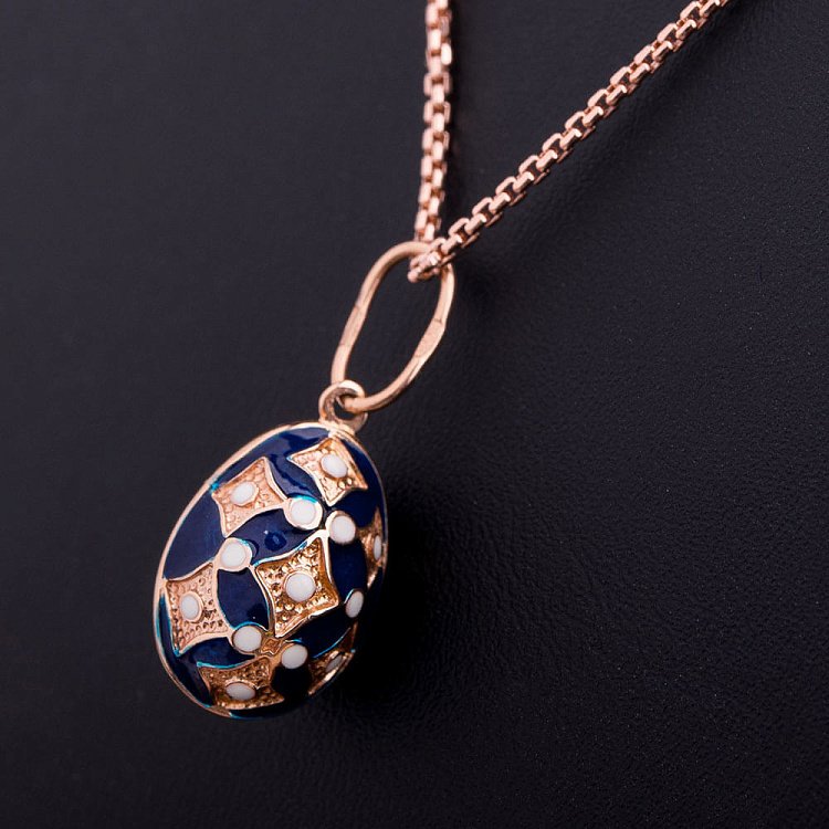 Подвеска "Пасхальное яйцо" (эмаль) п00201с от ювелирного магазина Оникс - 4