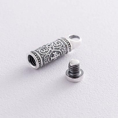 ﻿Срібний кулон - мощевик Хризма 133086 №5