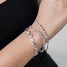 Серебряный браслет с фианитами 14901 от ювелирного магазина Оникс - 6