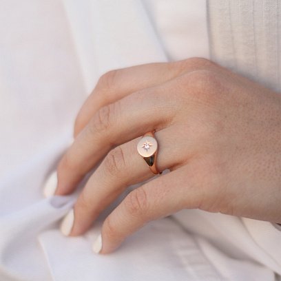 Золотое кольцо "Полярная звезда" к06604 №5