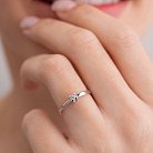 Помолвочное золотое кольцо с бриллиантом 23991121 от ювелирного магазина Оникс - 1