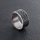 Серебряное кольцо "Кельтский узел" 112708 от ювелирного магазина Оникс
