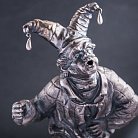 Серебряная фигура ручной работы "Шут весельчак" сер00017 от ювелирного магазина Оникс - 1