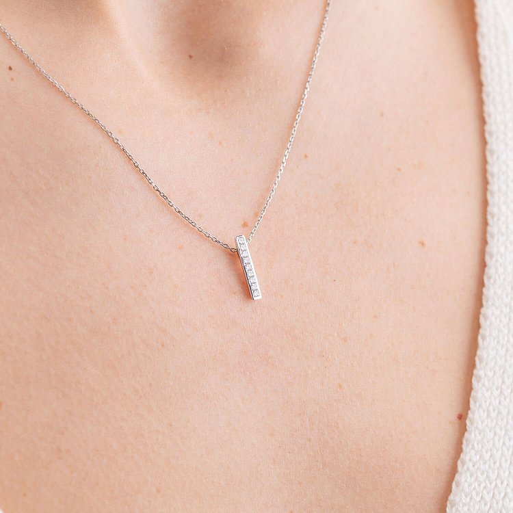 Золоте кольє з  діамантами 721911121 від ювелірного магазину Онікс - 5